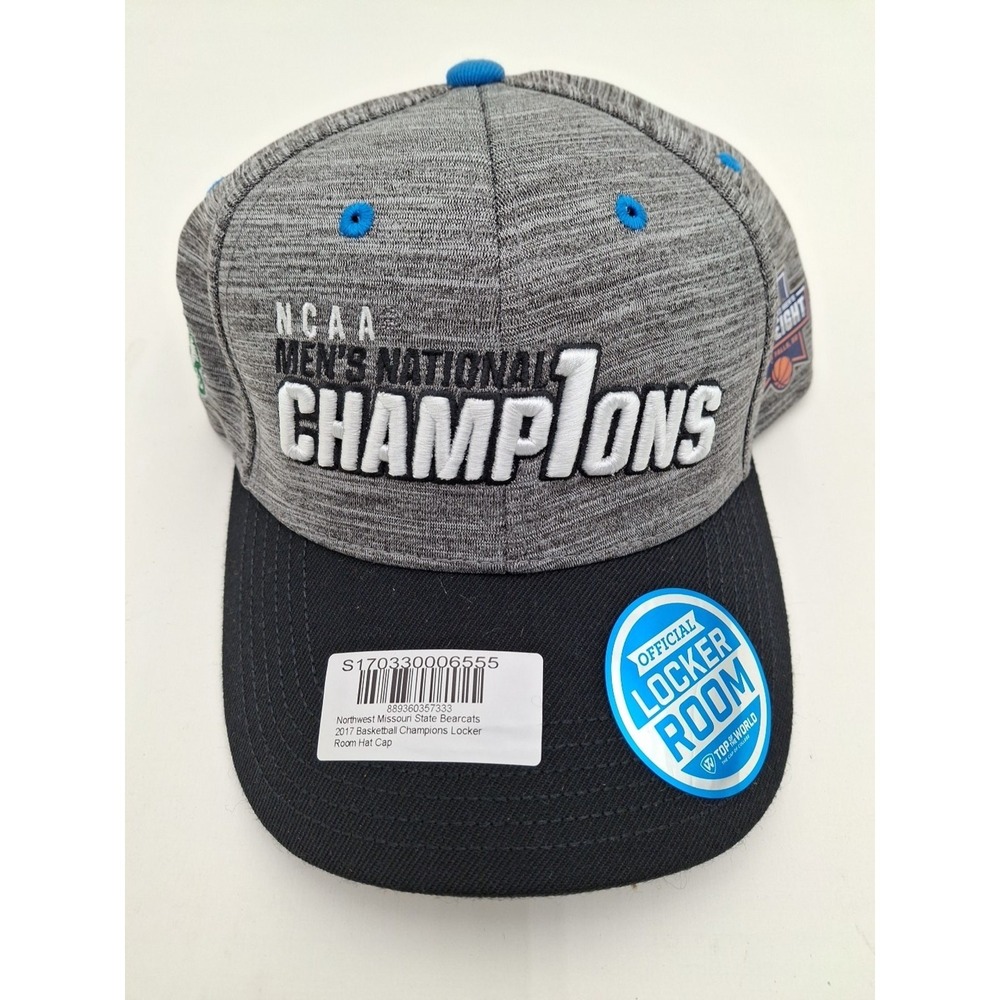 Northwest Missouri State Bearcats 2017 Basketball Champions Locker Room Hat, New